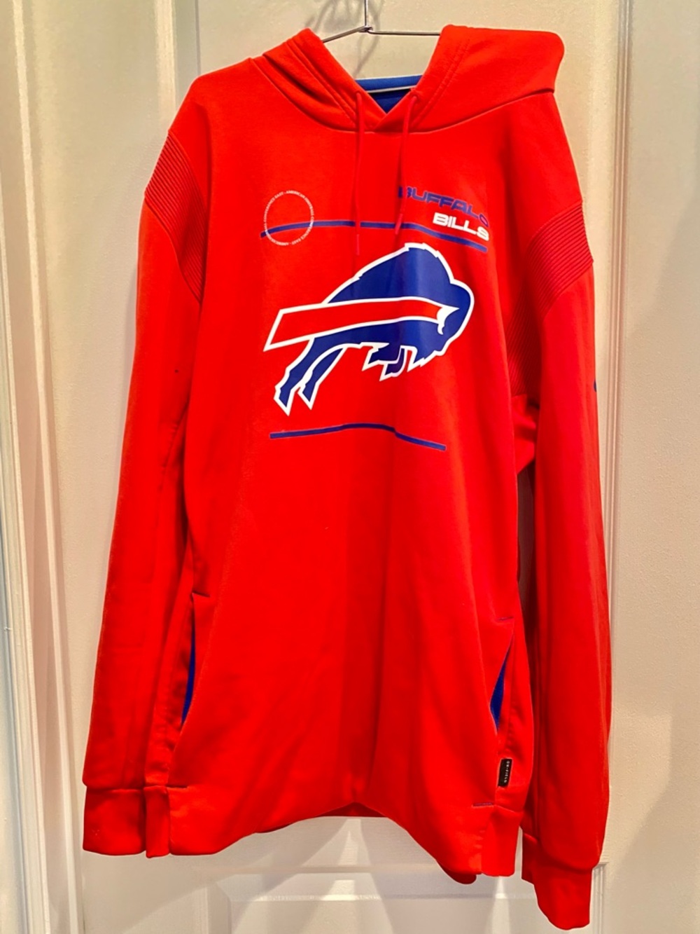 NFL Red & Blue Buffalo Bills Crewneck Sweater - See photos